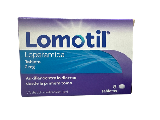[0000039] LOMOTIL (LOPERAMIDA) TAB 2 MG C/8 JANSSEN CILAG