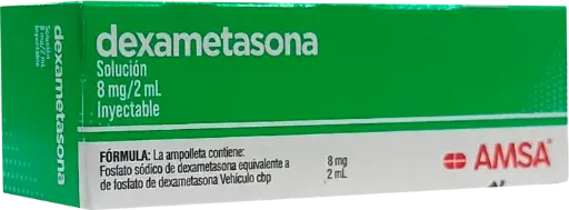 DEXAMETASONA SOL INY 8MG/2ML C/1 AMP AMSA