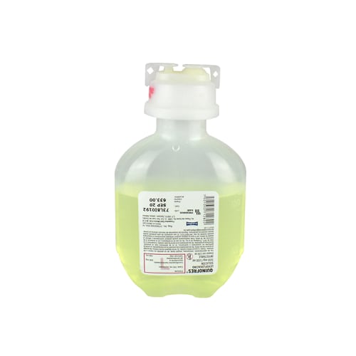 QUINOFRES (LEVOFLOXACINO) SOL INY 500 MG ENVASE C/100 ML FRESENIUS