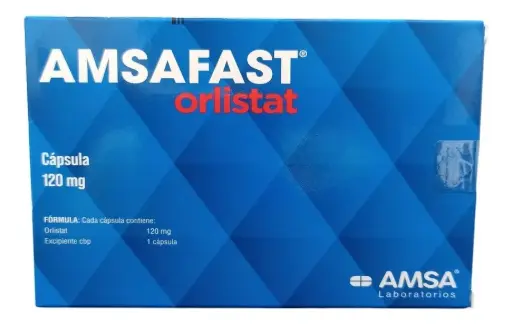 [G150] AMSAFAST (ORLISTAT) 120 MG C/21 CAPS.