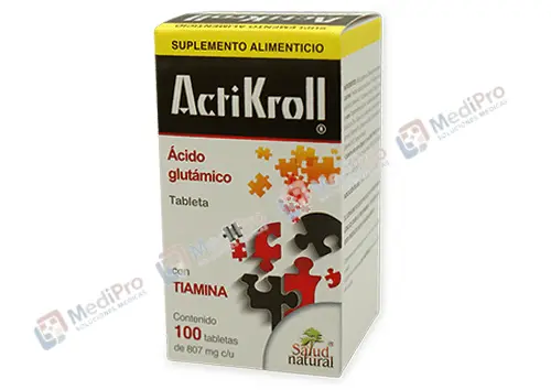 ACTIKROLL TAB (ACIDO GLUTAMINICO) C/100 SALUD NATURAL