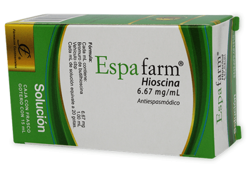 ESPAFARM SOL. GOTAS 15ML 6.67MG (BUTILHIOSCINA) FARMACOS
