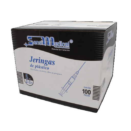[001030] JERINGA HIPODERMICA 5 ML 22 X 32 NEGRA JAYOR