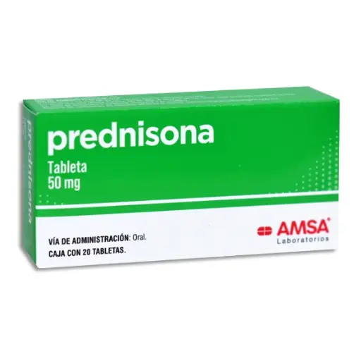PREDNISONA 50 MG. C/20TABS. AMSA