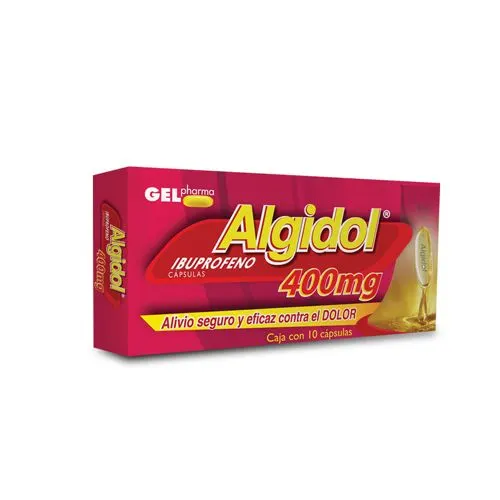 ALGIDOL (IBUPROFENO) CAPS 400MG C/10 GELPHARMA