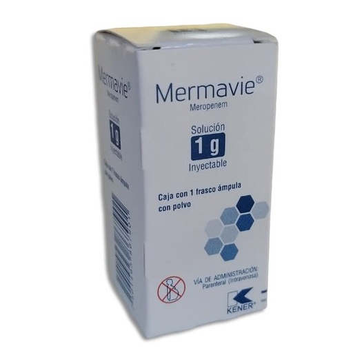 MERMAVIE (MEROPENEM) SOL INY  1G.