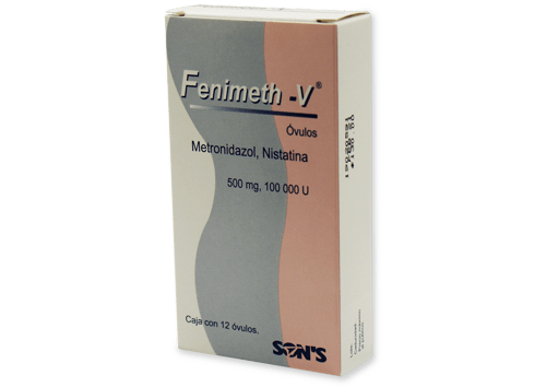 [000163] FENIMETH V 12 OVS 500MG/100,000 U (METRONIDAZOL NISTATINA)