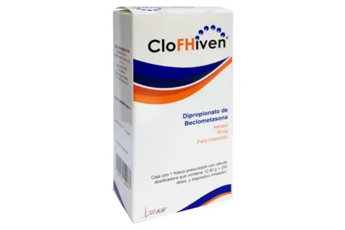 [000050] CLOFHIVEN AEROSOL P/INHALACION C/200DOSIS 50MCG. (BECLOMETASONA)