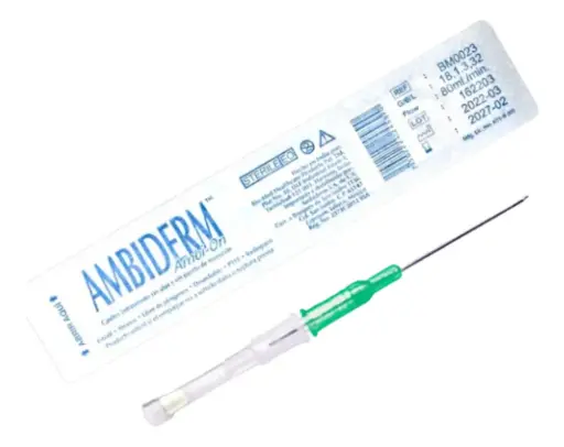 [000938] AMBIO-ON CATETER IV RADIOPACO 18GX32MM VERDE.