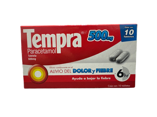 [0000060] TEMPRA (PARACETAMOL) TAB 500MG C/10