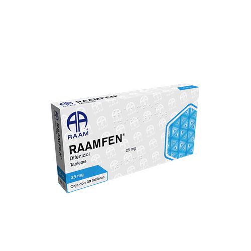 RAAMFEN (DIFENIDOL) TAB 25MG C/30 RAAM