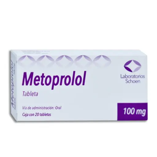 METOPROLOL TAB 100MG C/20 SHOEN