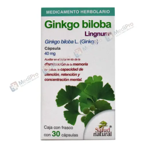 LIGNUM GINKGO BILOBA  40MG C/30 CAPS.