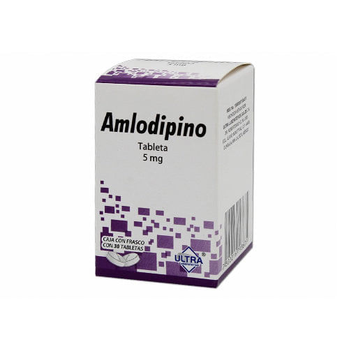 AMLODIPINO TAB 5MG C/30 ULTRA