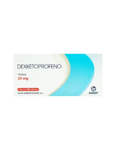 DEXKETOPROFENO TAB 25MG C/10 MAVER