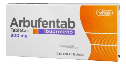 [G167] ARBUFENTAB TAB 800MG. C/10 [IBUPROFENO] VITAE