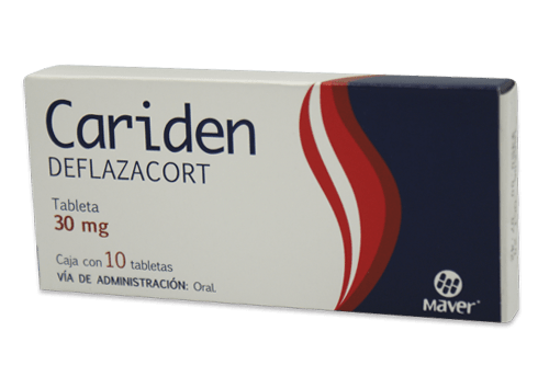 CARIDEN (DEFLAZACORT) 30MG C/10 TAB