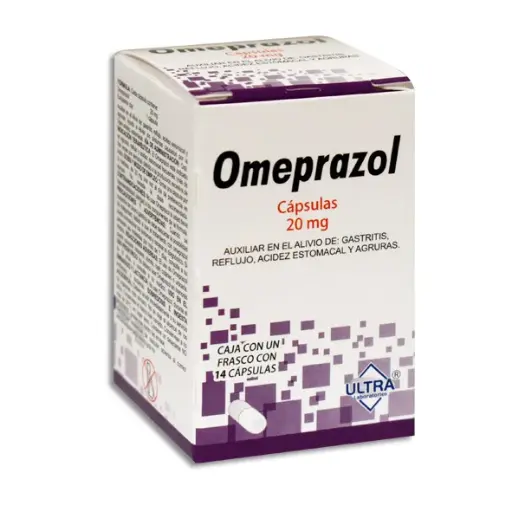 [000252] OMEPRAZOL ULTRA CAPS 20 MG C/14