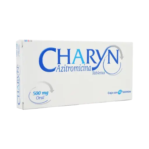CHARYN 4 TAB. 500 MG.  [AZITROMICINA].