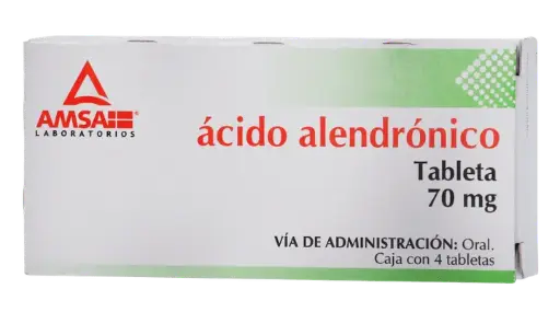 [G24] ACIDO ALENDRONICO TAB 70MG C/4 AMSA