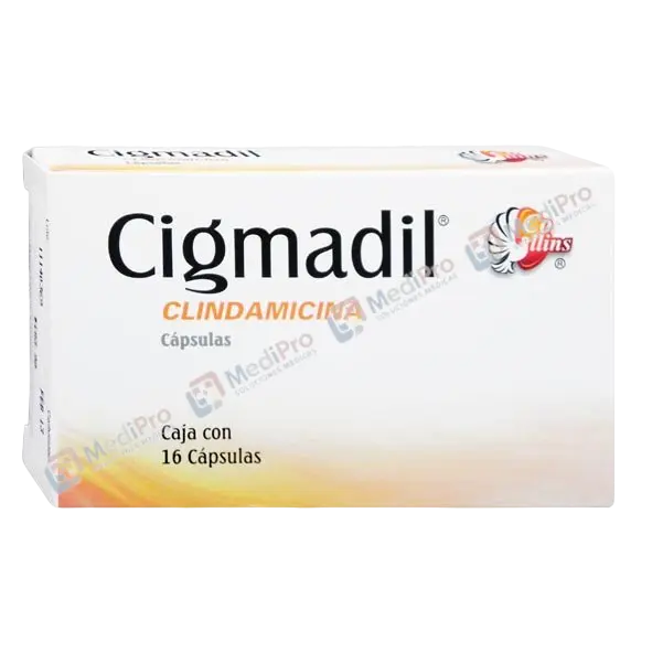 CIGMADIL (CLINDAMICINA) CAPS 300MG C/16 COLLINS | MEDIPROSOLUCIONES