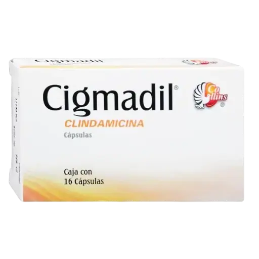[000225] CIGMADIL (CLINDAMICINA) CAPS 300MG C/16 COLLINS