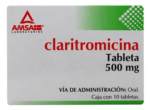CLARITROMICINA (AMSA) C/10 TABS 500MG