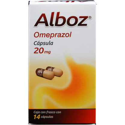 [G60] ALBOZ C/14 CAPS. 20MG [OMEPRAZOL] COLLINS.
