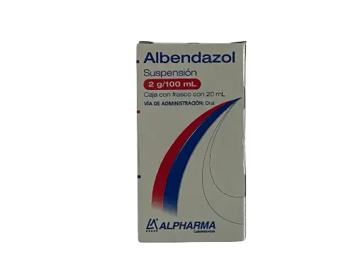 [G54] ALBENDAZOL [ALPHARMA] SUSP. FCO. 20 ML. 2 G/100ML.