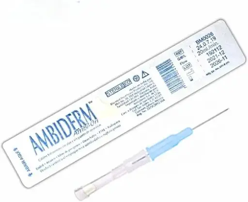 [000939] AMBIO-ON CATETER IV RADIOPACO 22GX25MM. AZUL.