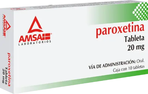 PAROXETINA [AMSA] C/10 TABS. 20 MG.