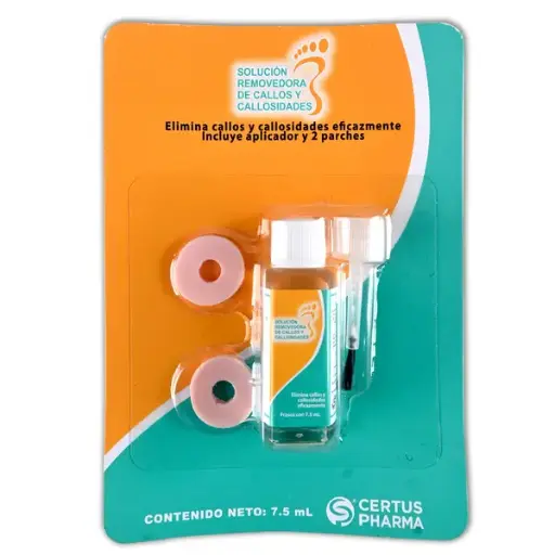 [001073] SOLUCION REMOVEDORA DE CALLOS [CERTUSPHARMA] FCO. 7.5ML 200MG.
