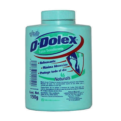 [P00140] TALCO O-DOLEX NATURALS 150 G. [AZUL].