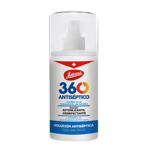 [000900] 360 ANTICEPTICO JALOMA SOLUCION Fco. Atomizador 100 ML. 60 PPM.
