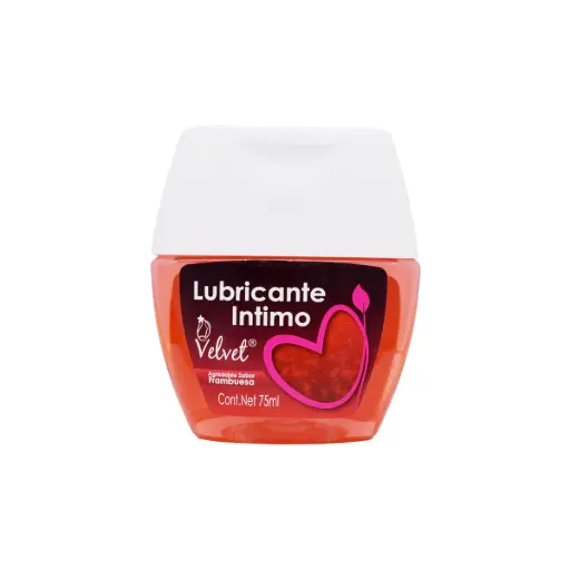 [P00074] LUBRICANTE INTIMO VELVET SABOR FRAMBUESA. 75ML.