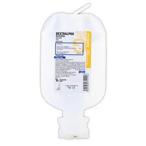 DEXTRALPHA (GLUCOSA) 5% SOL C/250 ML FRESENIUS.