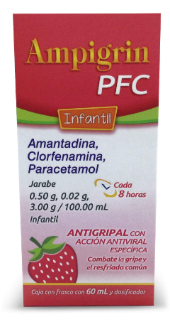 [G144] AMPIGRIN PFC JRB INF 3/0.50/0.02G 60ML [AMANTADINA CLORFENAMINA PARACETAMOL] COLLINS.