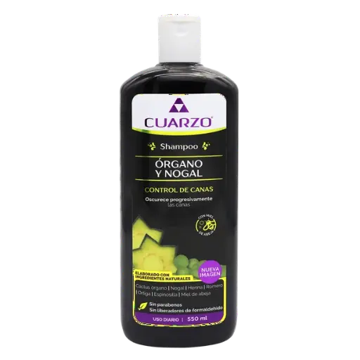 [P00124] SHAMPOO ORGANO Y NOGAL 550 ML. [CUARZO]