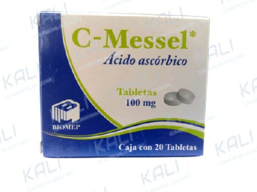 C-MESSEL C/20 TABS 100 MG. (ACIDO ASCORBICO) BIOMEP.