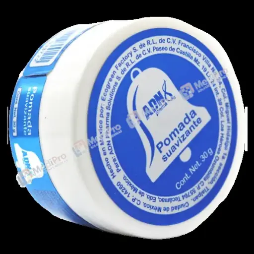 [G33] ADN POMADA CAMPANA SUAVIZANTE TARRO (OXIDO DE ZINC COMPUESTO) C/30G.