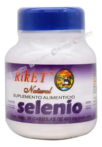 SELENIO 400 MG C/3O CAPS. (RIKET)