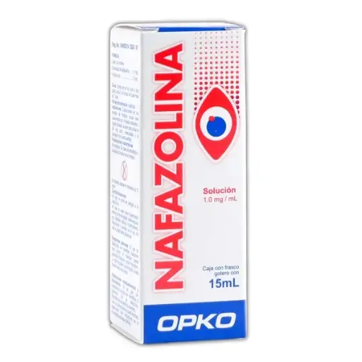 NAFAZOLINA SOL OFTALMICA 15 ML 1MG/1ML  OPKO.
