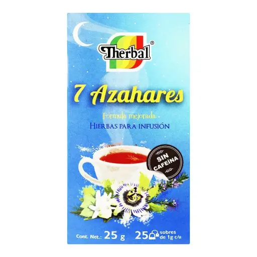 TE SIETE AZAHARES SOBRES 1 G C/25 THERBAL