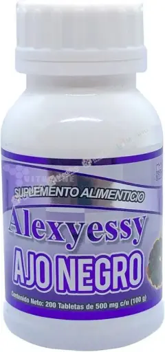 AJO NEGRO 500 MG  C/200 TABS (ALEXYESSY)