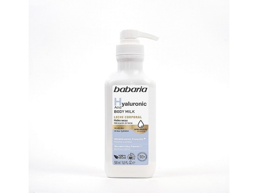 [P00036] CREMA CORPORAL ACIDO HIALURONICO PIELES SECAS 500 ML. (BABARIA)