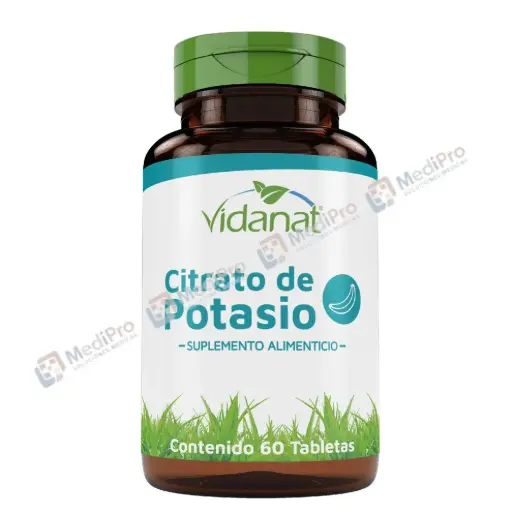 [000077] CITRATO DE POTASIO 60 TAB VIDANAT.