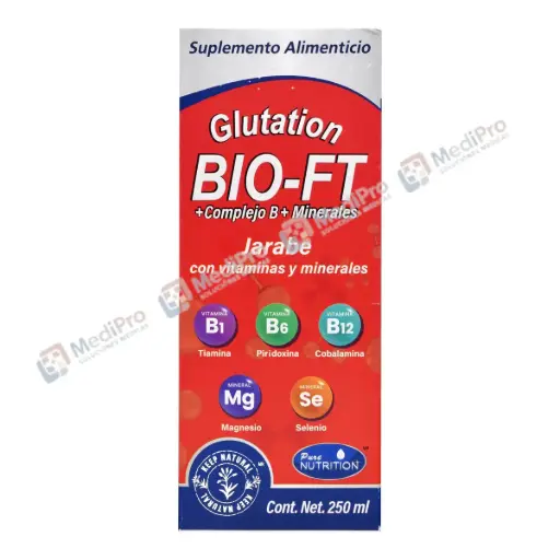 [000102] JARABE GLUTATION BIO FT  250 ML. COMPLEJO B MINERALES