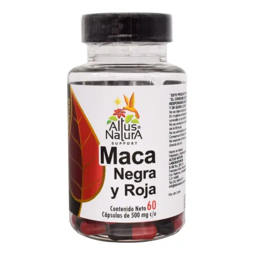 [000204] Maca Negra Roja 60 Cap Altus Natura.
