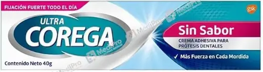 [0000066] ULTRA COREGA Sin Sabor CREMA ADHESIVA Tubo c/20 G.